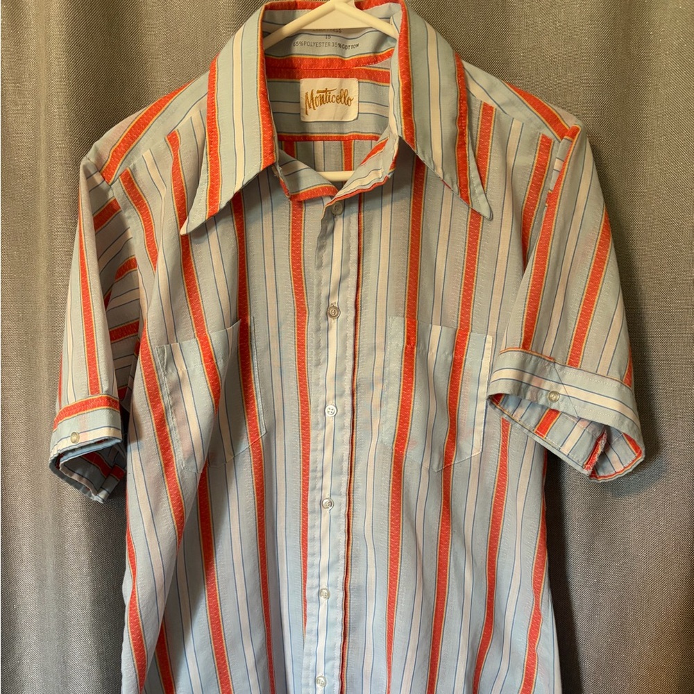 Vintage Men's Striped Shirt
